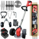 Lithium battery lawn mower with wheels cordless lawn mower