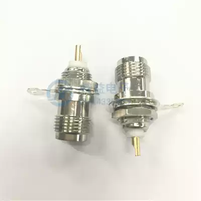 All copper TNC-50KY TNC-KY female seat welding plate type (standard TNC female head outer screw inner hole) can be fixed