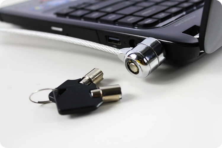 Khóa chống trộm máy tính xách tay Hãy nghĩ ASUS Hui / Pu chống cắt hai khóa dài 2 mét đậm bảo mật khóa - USB Aaccessories