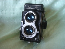 Peony camera on both sides normal shutter with original leather case nostalgic collection