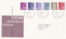 UK 1981 Machimpus low-value first day cover
