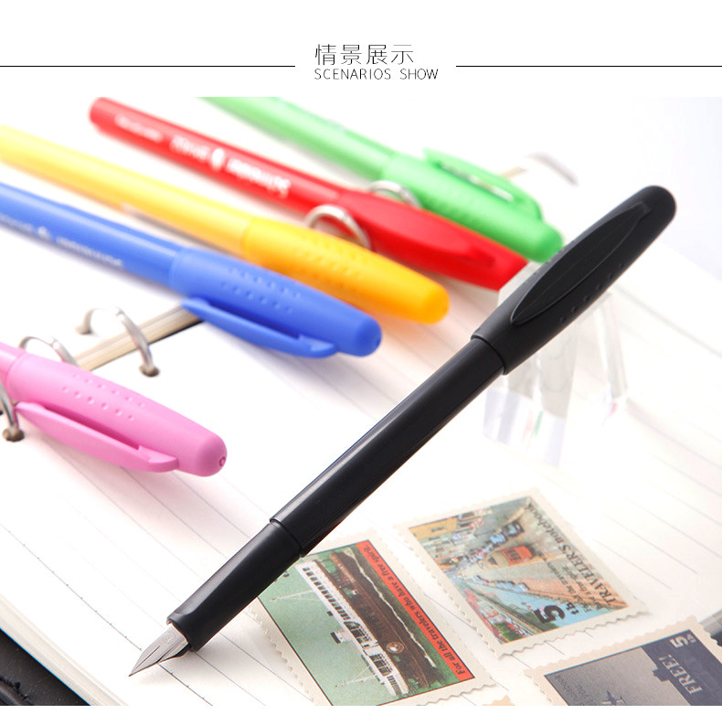 Ручка перьевая 德国schneider施耐德bk402正品小学生用儿童正姿练字专用墨囊钢笔