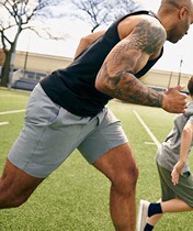 Spot lululemon Bowline Short 8 Men Yoga Sports Casual Shorts