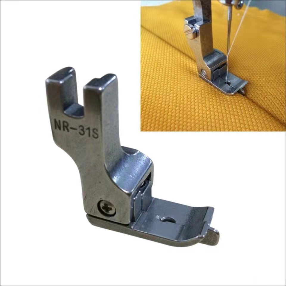 Collar on flat car with waist drop pit high and low pressure feet upper shirt collar dark line tangent elastic belt all steel 31S