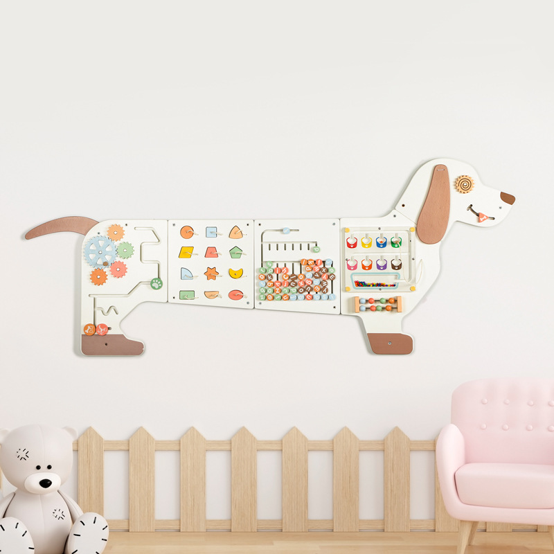 Nursing Home Wall-Mounted Educational Puppy Music Hands-On Ability Training Toy Wall Fun Game for Hands-On and Brain-Engaging Activities