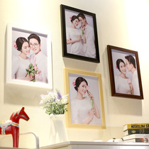 Love wall hanging photo frame 8 open 4K12 inch 16 inch 20 inch 24A4A3 framed picture frame can be customized with paper jam photos