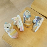 Сандалии, летняя детская сумка для обуви для мальчиков, туфли на липучке, мягкая подошва