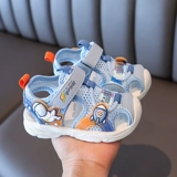 Летняя нескользящая детская сумка для мальчиков, спортивные сандалии, обувь для раннего возраста, 1-3-5 лет, мягкая подошва