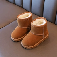 Коричневые/1753 снежные ботинки