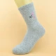 Hua Dannuo mùa đông dày chân cộng với một nửa khăn nhung terry ấm cotton dày phụ nữ dài thấm mồ hôi cotton