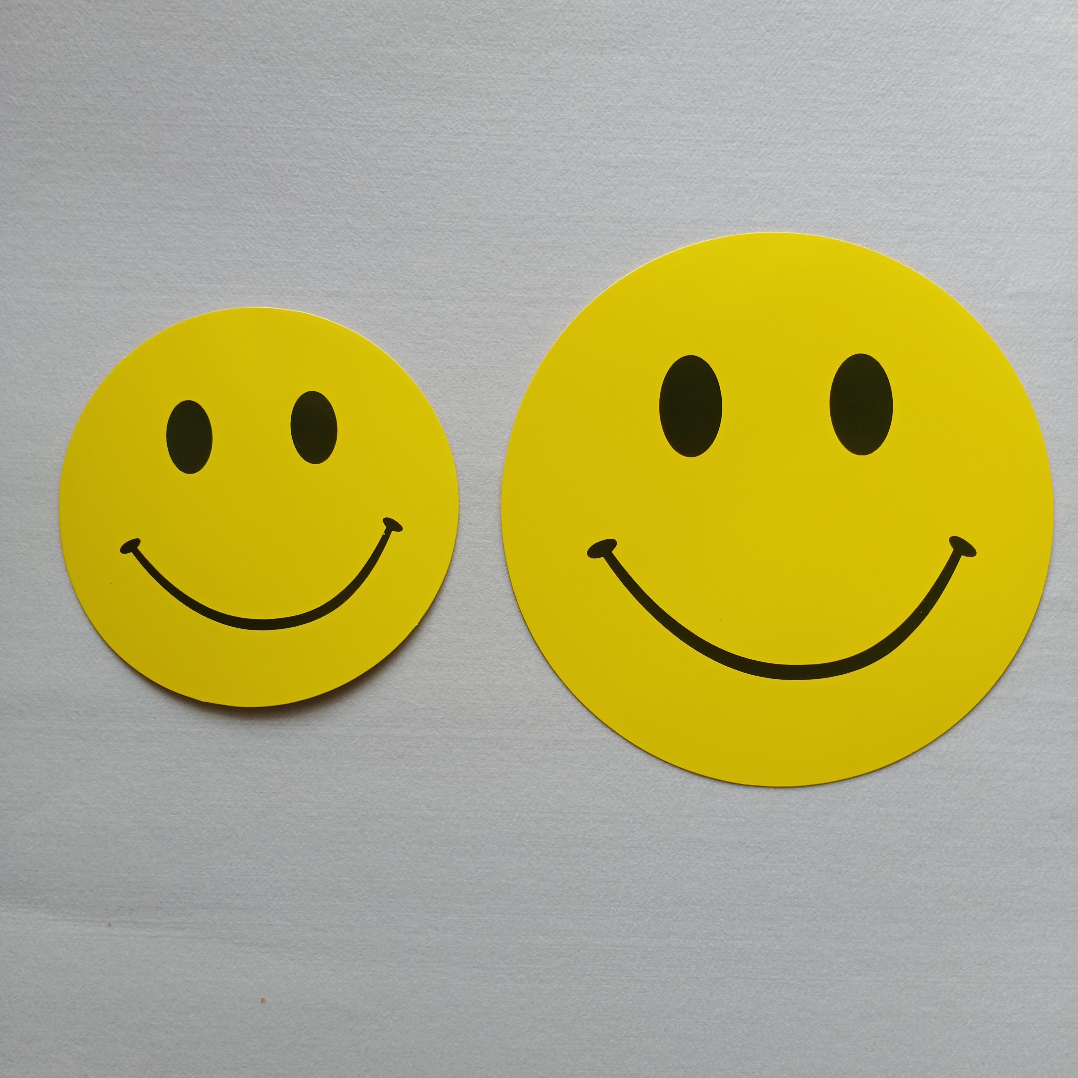 Smiley Face Sticker Super Large Back Glue Stickler Wall Glass Sticker Kindergarten Figure Adorned Children Room Decoration Stickers stickers