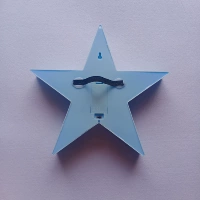 Большой, синий, на резинке