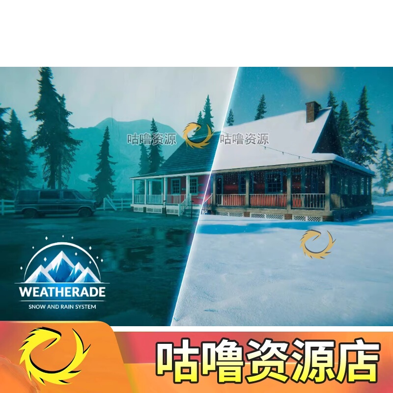 Unity Weatherade Snow and Rain System 1.1.7 Rain and Snow Weather System