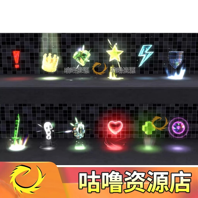 Unity3D Loot Reward Item Pickup Effects Collectable Item Vfx 1.1.0