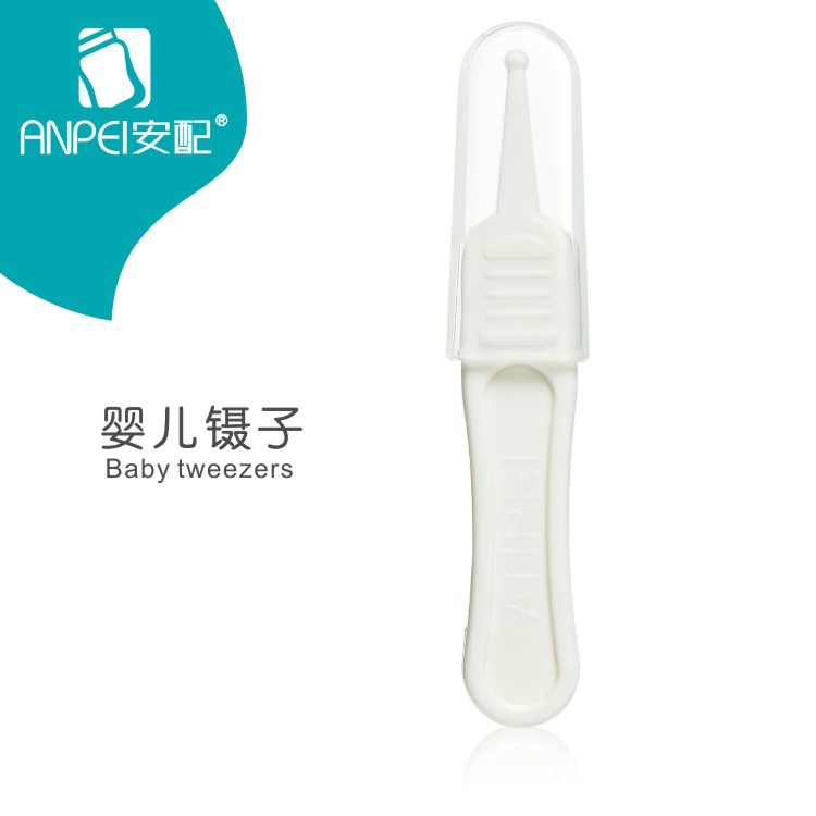 Install baby booger special tweezers newborn digging nostrils to clean nose clips baby safety tweezers 1304