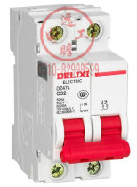 Delixi air switch circuit breaker DZ47s 2P 40A