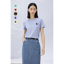 CCHER Best Friends Chapter Pai Embroidery T-shirt Sense Pimps Cotton Female XTAE6444 without reservation 1