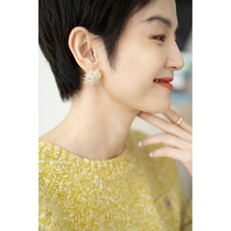 CCHER hand-made bead blossom ear nail crystal glass pearl glass pearl and XPPE7213 without fold reservation 1