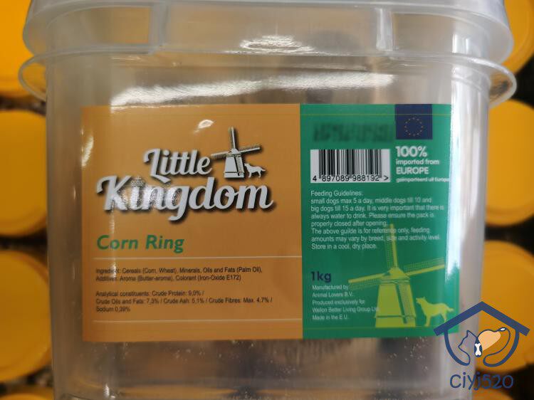 Собака закуски 荷兰小王国little kingdom珍宝装夹心饼干狗零食美毛补钙关节 1kg