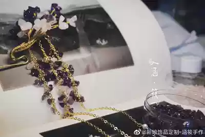 HZS001 Han Xiao bridal headdress handmade Chinese bridal jade flower hairpin single delicate classical