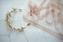 HFD006 Bride Headwear Hand Embroidery Embroidery Flower Rattan Hairband Exquisite Mori