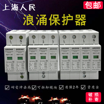 Shanghai people surge protector RSY1-20KA40KA surge protector arrester lightning protection device single three-phase