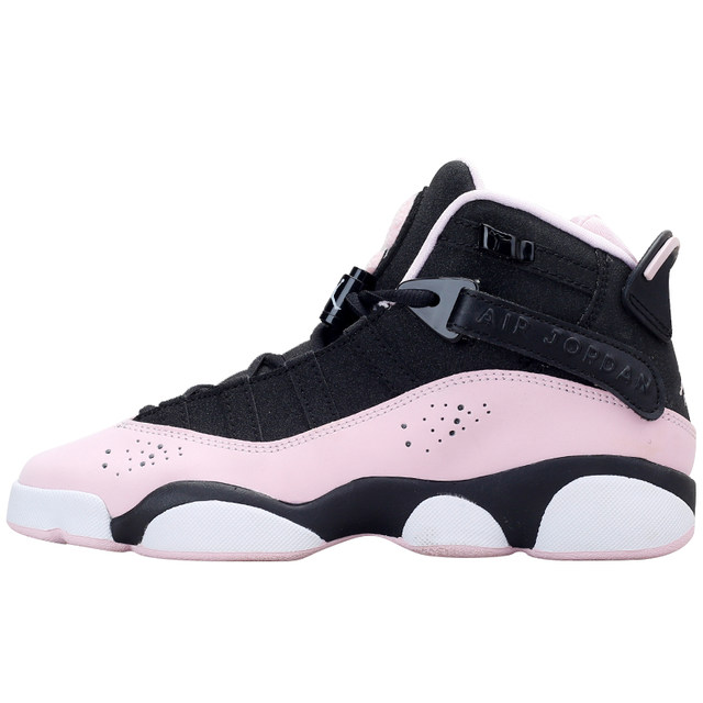 ມະຫາວິທະຍາໄລ North Carolina AirJordan6ringsAJ6 ສີດຳ girly pink cherry blossom pink 323399-006