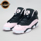 ມະຫາວິທະຍາໄລ North Carolina AirJordan6ringsAJ6 ສີດຳ girly pink cherry blossom pink 323399-006