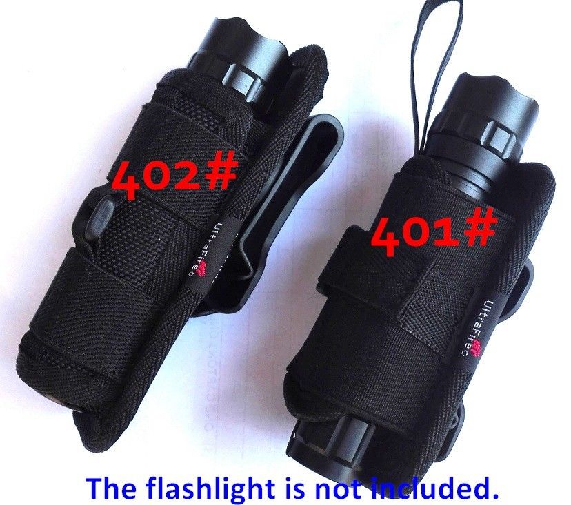 Ultrafhire 360 Degrees Rotating Flashlight Sleeve Anti-Loss Outdoor Portable Sleeve Waist Clip