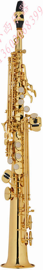 Straight tube tenor saxophony Bb Soprano Saxophone