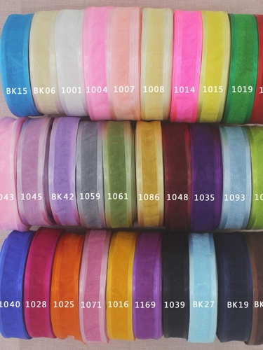 Прозрачная шифоновая лента, 1 шт, 4см, 45м