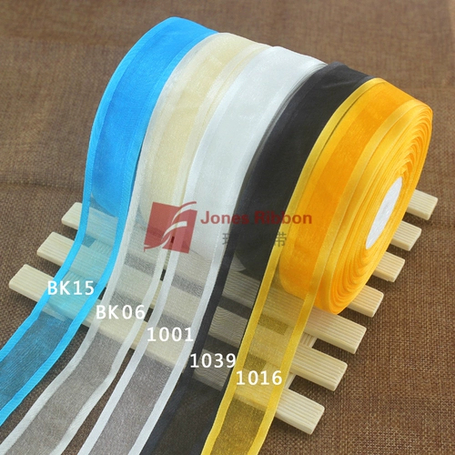 Прозрачная шифоновая лента, упаковка, 2.5см