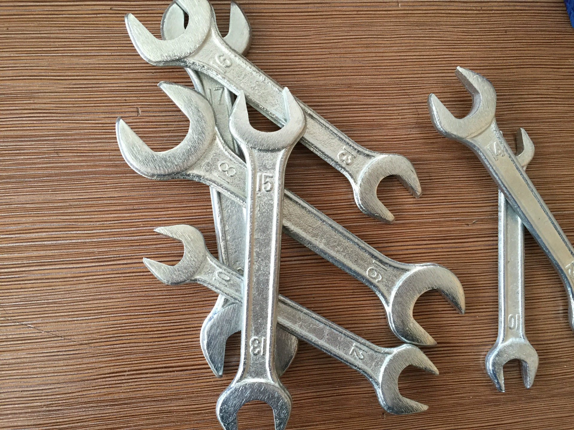 Factory direct high strength opening wrench forging wrench Double-headed manual wrench simple opening wrench