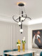 Restaurant Chandelier Modern Minimalist Light Luxury Creative Personality Art 2026 New High-End Bedroom Dining Room Table Lamp