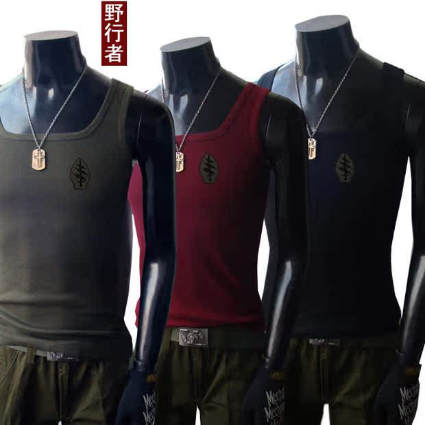 Mùa hè mới nam vest màu rắn thể thao nam vest thể thao căng cotton bó sát đáy quần mồ hôi vest nam áo thể thao