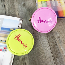 Creative small coin wallet cute mini portable round storage bag womens zipper change coin small bag