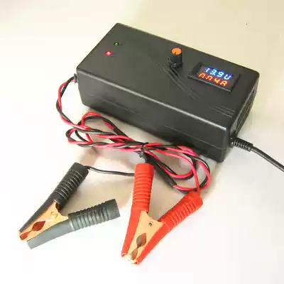 12v 1-10A automobile locomotive adjustable smart battery battery charger voltage and current double digital display
