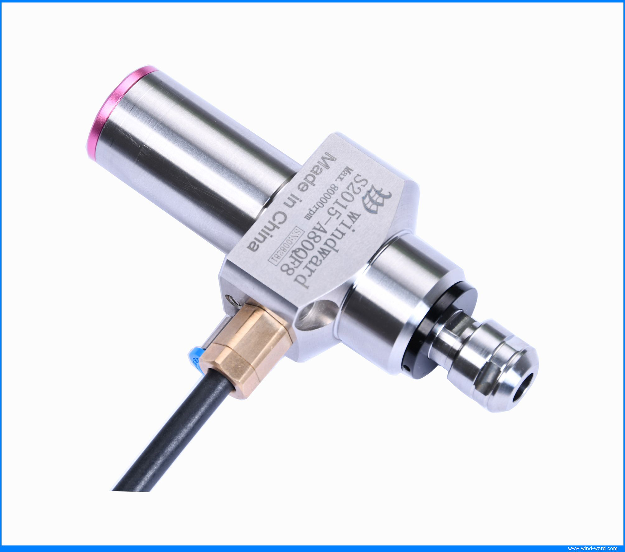 Windward 20mm high-speed electric spindle walking machine electric power cutter head splitter spindle high frequency milling