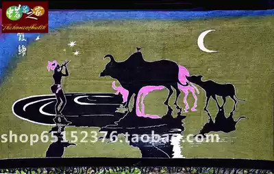 Batik PAINTING Guizhou Miao HANDMADE BATIK National CHARACTERISTICS BATIK decorative wall HANGING XIAGUI 125*80CM