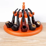 Shinanmumu Dou Handmade Сплошная древесная ручка, старая традиционная мужская фильтрация трех аксессуаров для табачной посуды из медного горшка.