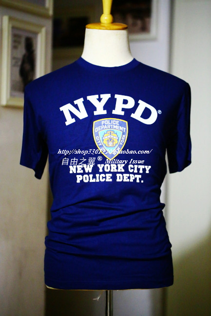 NYPD US orders foreign trade T-shirts brand new stock