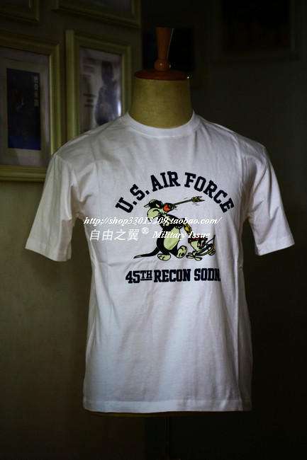 Non-public-army version USAF 45th all-cotton short T-shirt brand new stock