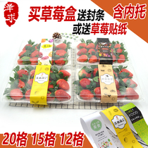 Strawberry packaging box express special belt box packaging box anti-drop high-grade thick foam fruit box portable