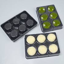 Hemp Potato Packaging Box Black Compartment 6 G Soup Round Meatballs Cupcake Cupcake Packaging Box Baking Disposable Pastry Box