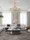 American Retro Crystal Chandelier for Living Room, Luxurious Villa, European-Style Candle Lamp, Bedroom, Dining Room, Elegant French Crystal Chandelier