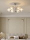 French Modern Minimalist Bedroom Bauhaus Silver Living Room Cream Style Light Luxury Dining Room Vintage Crystal Chandelier