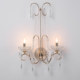 American Retro Bedside Lamp, Living Room Background Wall Lamp, Antique Style European Crystal Lamp, High-End Bedroom French Wall Lamp