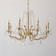 French Retro Living Room, Antique Style Staircase, Romantic Palace European Style Candle Lamp, American Restaurant Bedroom Crystal Chandelier