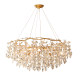 Postmodern Chandelier, Light Luxury Branch Crystal Lamp, Portuguese Living Room, Bedroom, Atmospheric Restaurant, French Country American Lamp