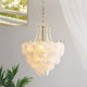 French-Style Light Luxury Living Room and Dining Room, Cream-Colored Modern Girl's Room, 2026 New Trendy Bedroom Glass Crystal Chandelier